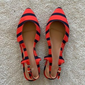 Zara flats leather shoes